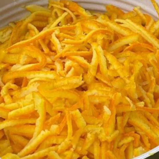 Консервированные корки апельсина нарезка полосками